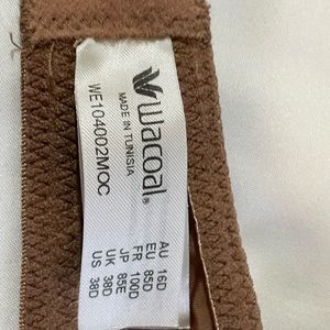 Wacoal beige and white bra